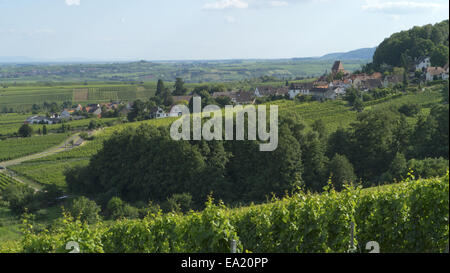 Gleisweiler on the German Wine Route Stock Photo