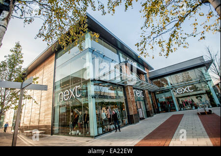 Whiteley Fareham shopping centre UK . A British Land PLC owned shopping centre shots include Stock Photo