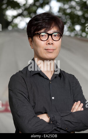Kim Young-ha, a modern South Korean writer, at the Edinburgh International Book Festival 2014. Edinburgh, Scotland.