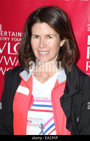 17th Annual EIF Revlon Run Walk for Women, hosted by Revlon Global Brand Ambassadors Emma Stone and Andy Cohen, kicks off in Times Square  Featuring: Gucci Westman Where: NYC, New York, United States When: 03 May 2014 Stock Photo