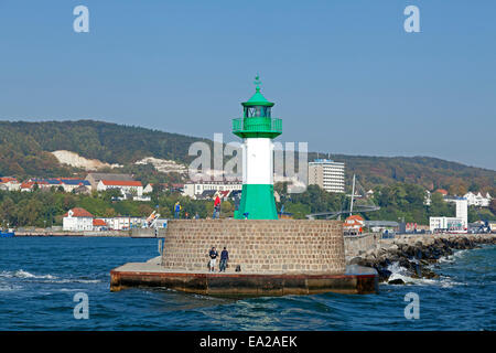 lighthouse, Sassnitz, Ruegen Island, Mecklenburg-West Pomerania, Germany Stock Photo