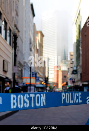 A Crime Scene In Boston USA Stock Photo