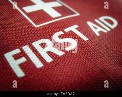 Medical Image Of A First Aid Kit Or Pack Stock Photo