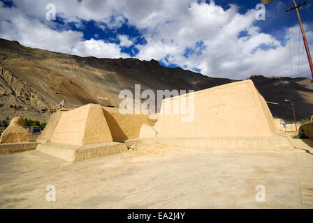 the famous monastery in tabo in spiti valley in india Stock Photo