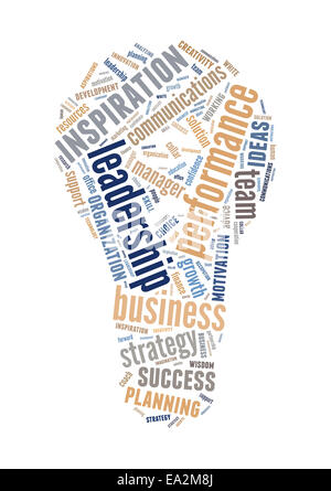 creative innovate business word cloud Stock Photo