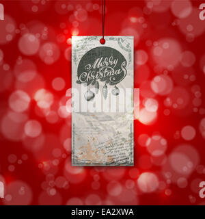 Merry Christmas. Greeting Card Stock Photo