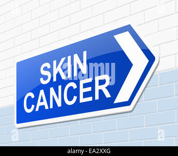 Skin cancer concept. Stock Photo