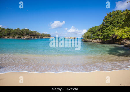 Playa Caleton, Rio San Juan, Dominican Republic, West Indies, Caribbean, Central America Stock Photo