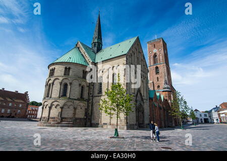 Our Lady Maria Cathedral, Ribe, Denmark's oldest surviving city, Jutland, Denmark, Scandinavia, Europe Stock Photo