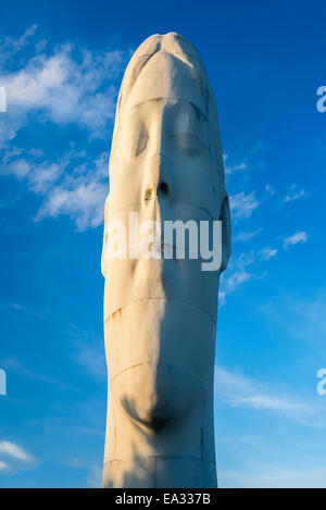 The Dream statue young girl Sutton Manor colliery in the ...