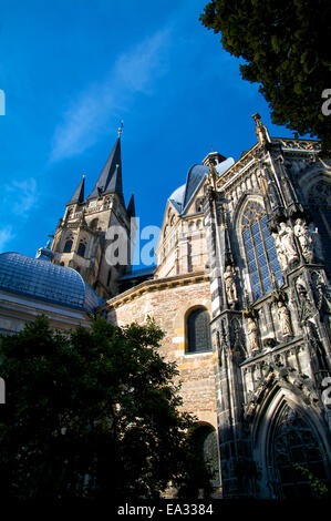 Cathedral in Aachen. Stock Photo