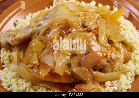 poulet yassa sénégalais Stock Photo