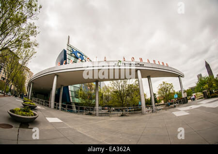 Downtown Atlanta, Georgia USA skyline Stock Photo