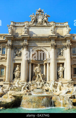 Famous Fountain di Trevi in Rome