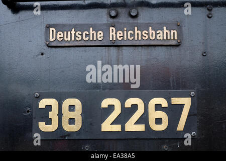 Sign Deutsche Reichsbahn Stock Photo - Alamy