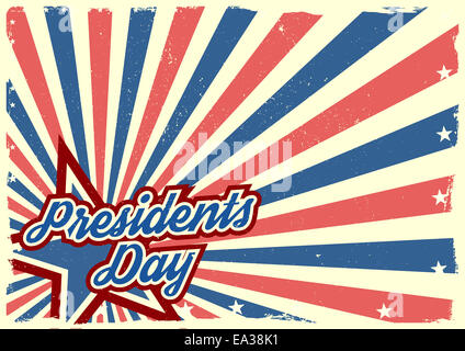 Presidents Day Background Stock Photo