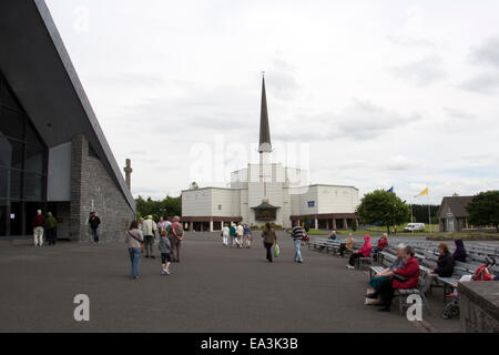 EIRE; MAYO; KNOCK; SHRINE; THE BASILICA Stock Photo