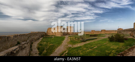 Old fortress in town Bilhorod-Dnistrovski Stock Photo