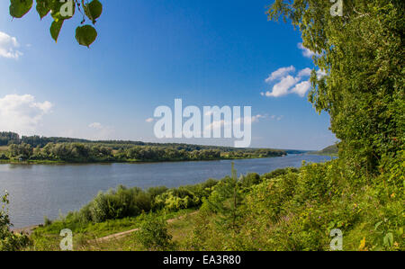 Oka river, Tula region, Russia Stock Photo