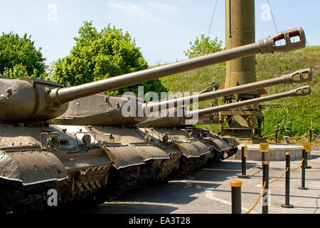 parts of the Soviet military machine Stock Photo