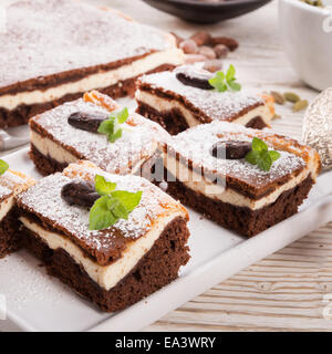 rhubarb cake Stock Photo