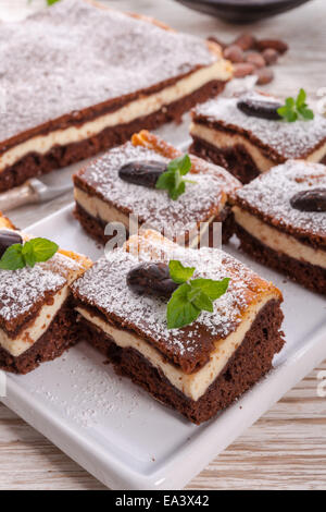 rhubarb cake Stock Photo