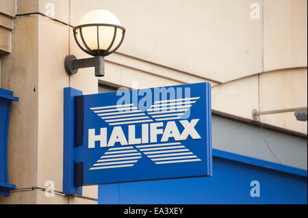 Halifax bank sign. Stock Photo