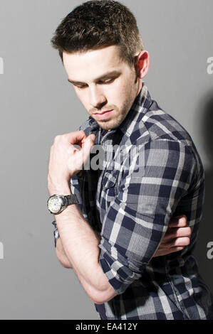 Young man in casual wear Stock Photo
