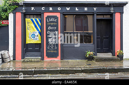 Bar front in Corofin, Co. Clare, Ireland Stock Photo