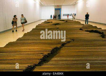 Ai Weiwei show at the Brooklyn Museum of art Stock Photo