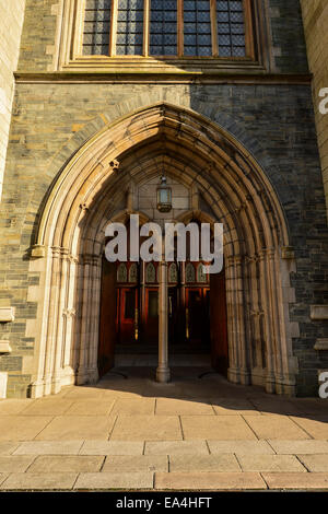 Stock Photo - Exterior of St Eugene's Cathedral, completed in 1873. Photo: George Sweeney/Alamy Stock Photo