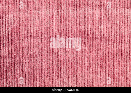 Pink corduroy close up as a texture image Stock Photo