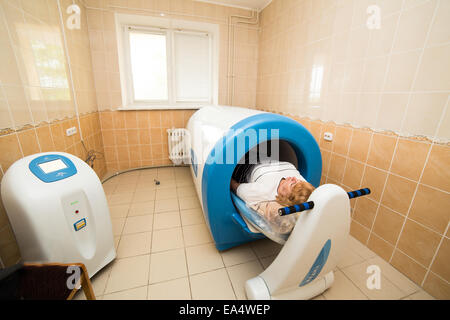 Magnetic therapy device in hospital Stock Photo