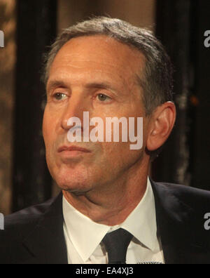 Starbucks CEO Howard Schultz attends the 2010 Women's Conference held ...