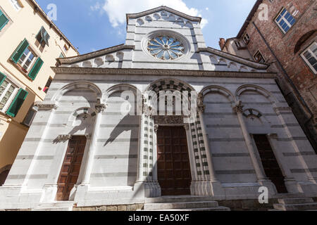 Pietrasanta Cathedral Lucca Stock Photo