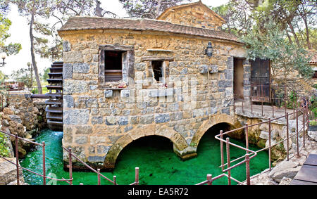 Dalmatian village traditional stone watermill Stock Photo