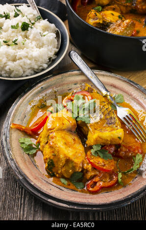 fish curry Stock Photo