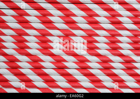 bright red paper straw background, vintage style Stock Photo