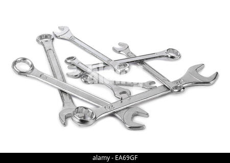 Set of wrenches Stock Photo