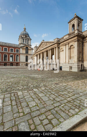 Old Royal Naval College in Greenwich, London. Stock Photo