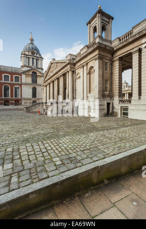 Old Royal Naval College in Greenwich, London. Stock Photo