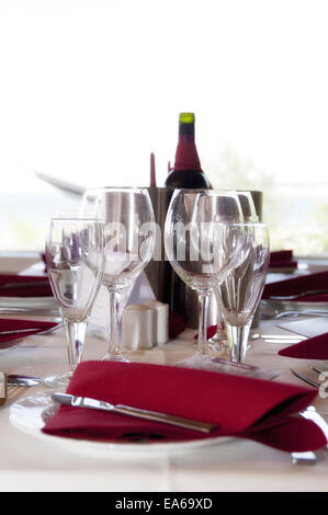 Laid Table Stock Photo