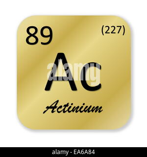 Actinium element Stock Photo