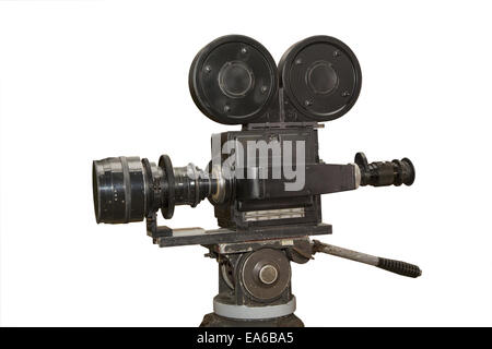 Old film movie camera Stock Photo