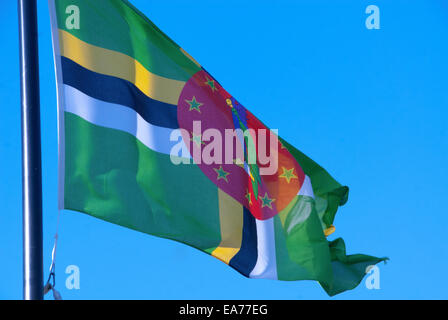 dominica flag Stock Photo