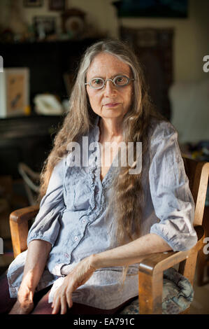 Portrait of elderly woman Stock Photo