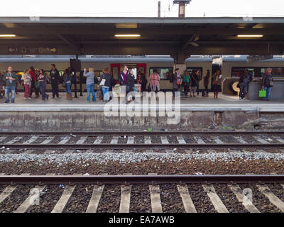 Gare du Midi railway station, Brussels, Belgium, Europe Stock Photo