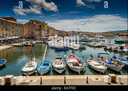 Port of Saint-Tropez Stock Photo