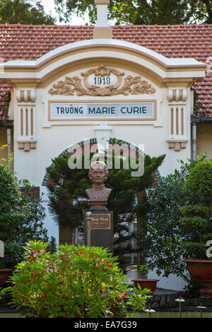 Marie Curie High School, Ho Chi MInh City Stock Photo