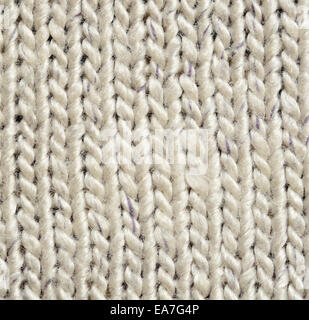 Gray knitted fabric for background Stock Photo